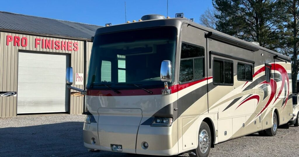 RV repair and body services by Pro Finishes in Belmont, MS.